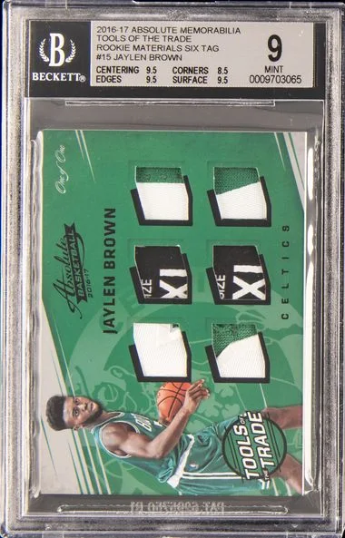 2016-17 Absolute Memorabilia Tools If The Trade Materials Six #no-number card image