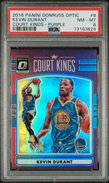 2016-17 Donruss Optic Kevin Durant Court Kings Purple #8 card image