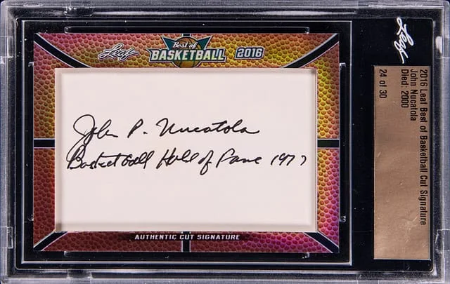 2016-17 Leaf Best of Basketball Cut #no-number card image