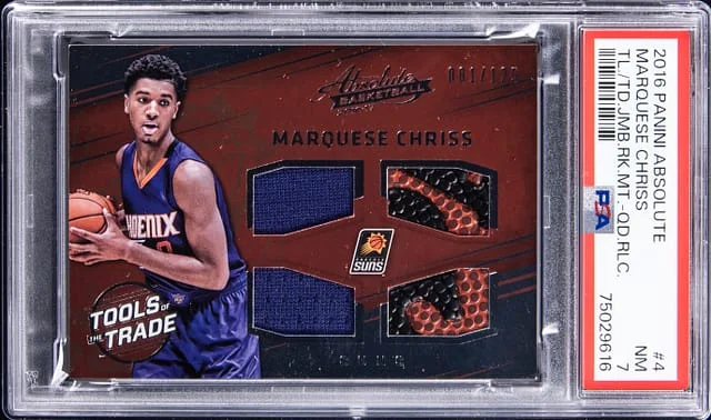 2016-17 Panini Absolute Marquese Chriss Tools of the Trade Material Quad #4 card image