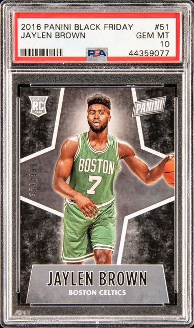 2016-17 Panini Black Jaylen Brown Friday #51 card image