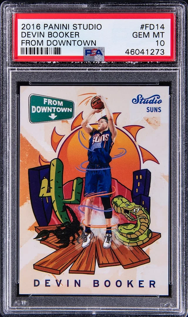 2016-17 Panini Devin Booker Studio From Downtown #FD14 card image