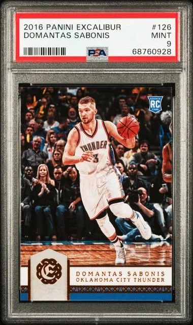 2016-17 Panini Domantas Sabonis Excalibur #126 card image