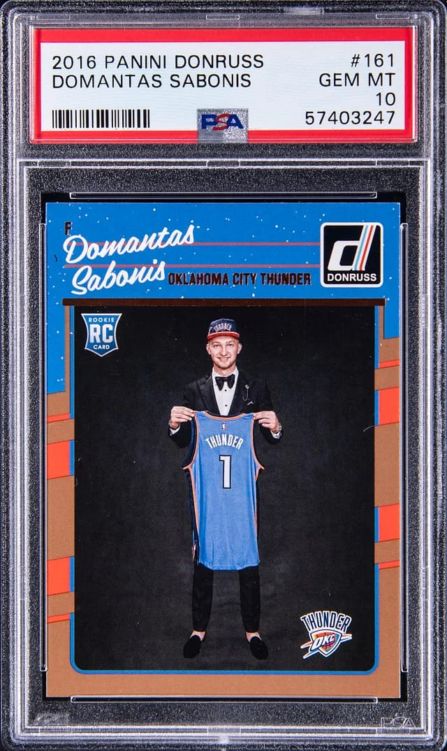 2016-17 Panini Donruss Domantas Sabonis #161 card image