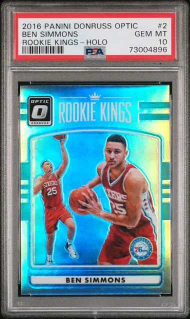 2016-17 Panini Donruss Optic Ben Simmons Kings Holo #2 card image