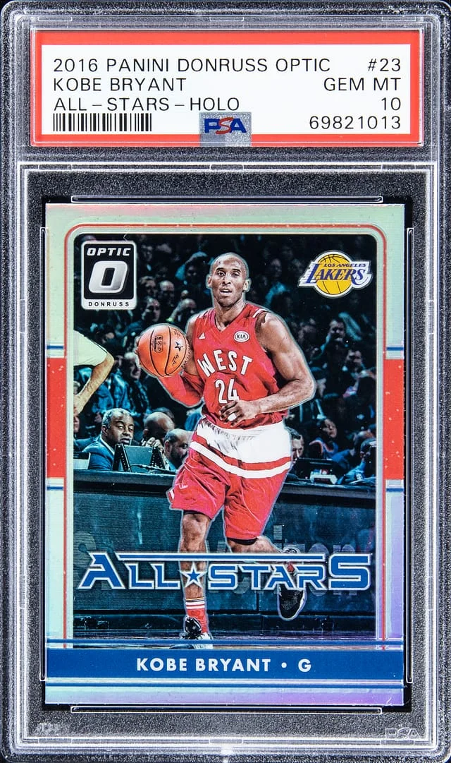 2016-17 Panini Donruss Optic Kobe Bryant All-Stars Holo #23 card image