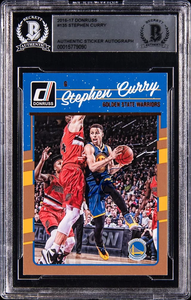 2016-17 Panini Donruss Stephen Curry #135 card image