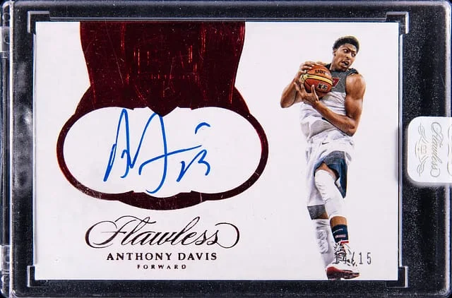 2016-17 Panini Flawless Anthony Davis USA Basketball #USA-AD card image