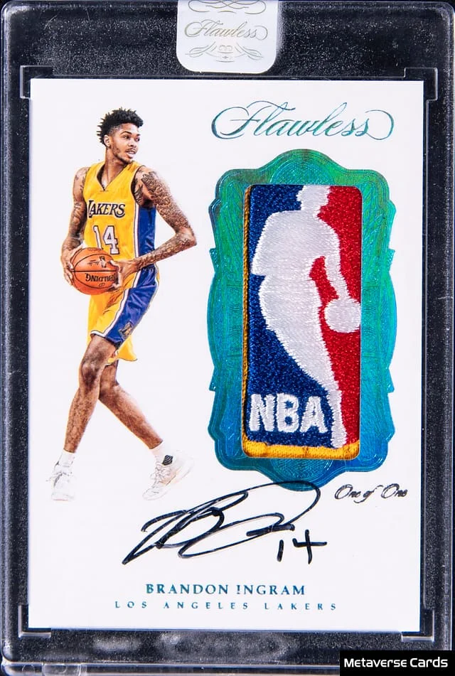 2016-17 Panini Flawless Brandon Ingram Logoman Autographs #LA-BI card image