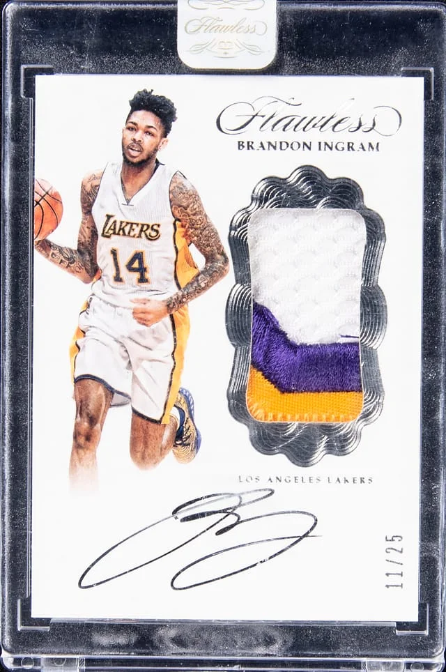 2016-17 Panini Flawless Brandon Ingram #V-BI card image