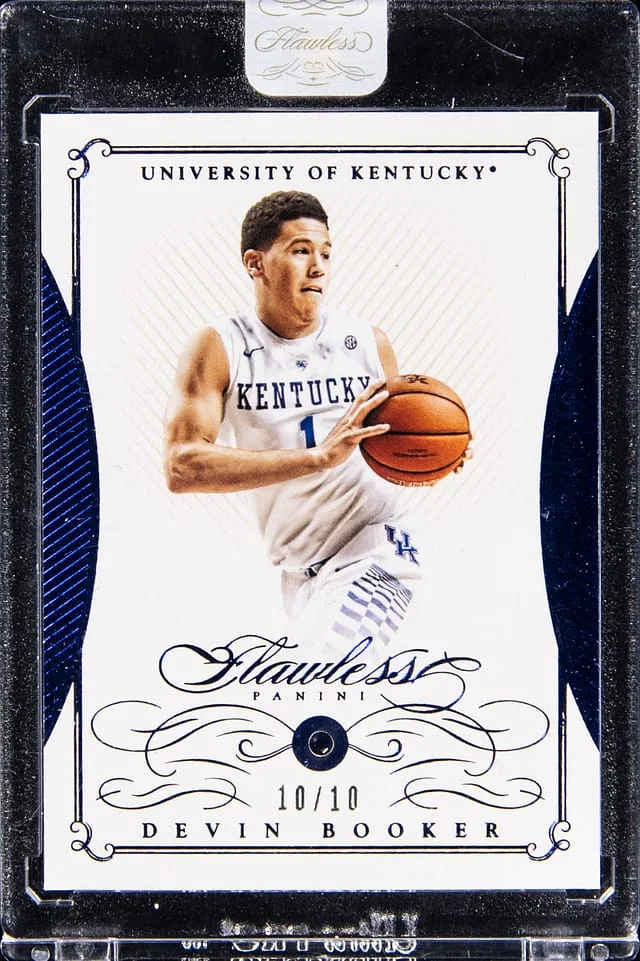 2016-17 Panini Flawless Devin Booker Sapphire #13 card image