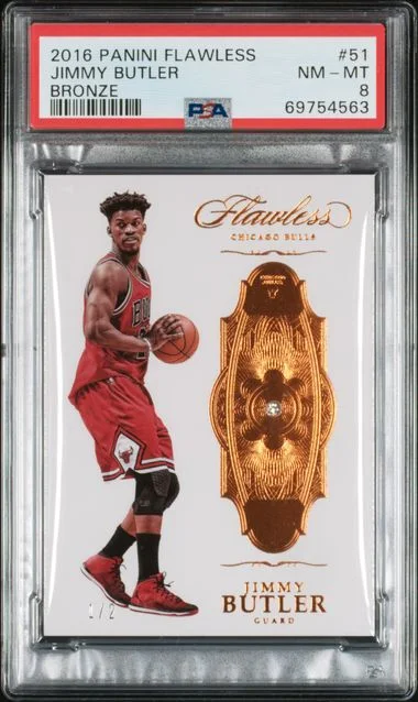 2016-17 Panini Flawless Jimmy Butler Diamond Bronze #51 card image