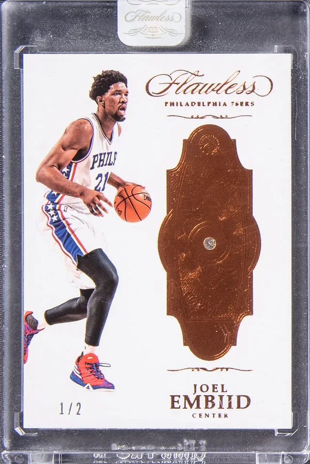 2016-17 Panini Flawless Joel Embiid Diamond #52 card image