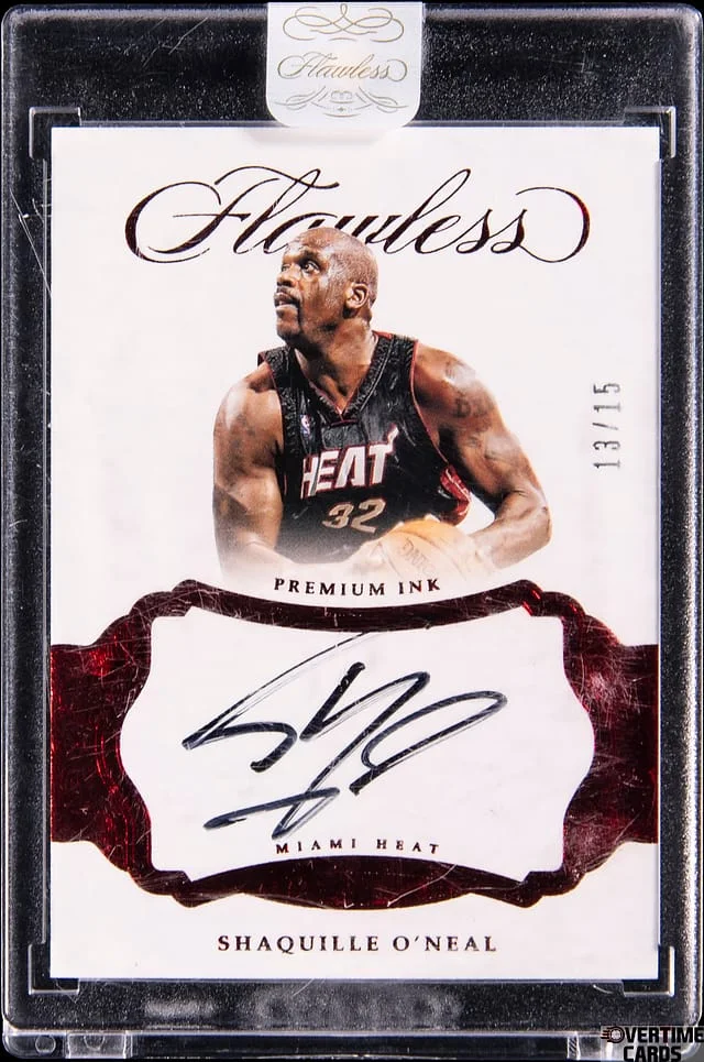 2016-17 Panini Flawless Shaquille O'Neal Premium Ink #PI-SQ card image