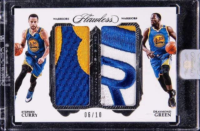 2016-17 Panini Flawless Stephen Curry/Draymond Dual Diamond Memorabilia #DD-CG card image