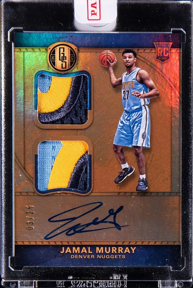2016-17 Panini Gold Standard Jamal Murray Jersey Autographs Prime #244 card image