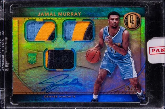 2016-17 Panini Gold Standard Jamal Murray Triple Jersey Autograph #275 card image