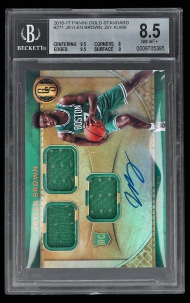 2016-17 Panini Gold Standard Jaylen Brown #271 card image
