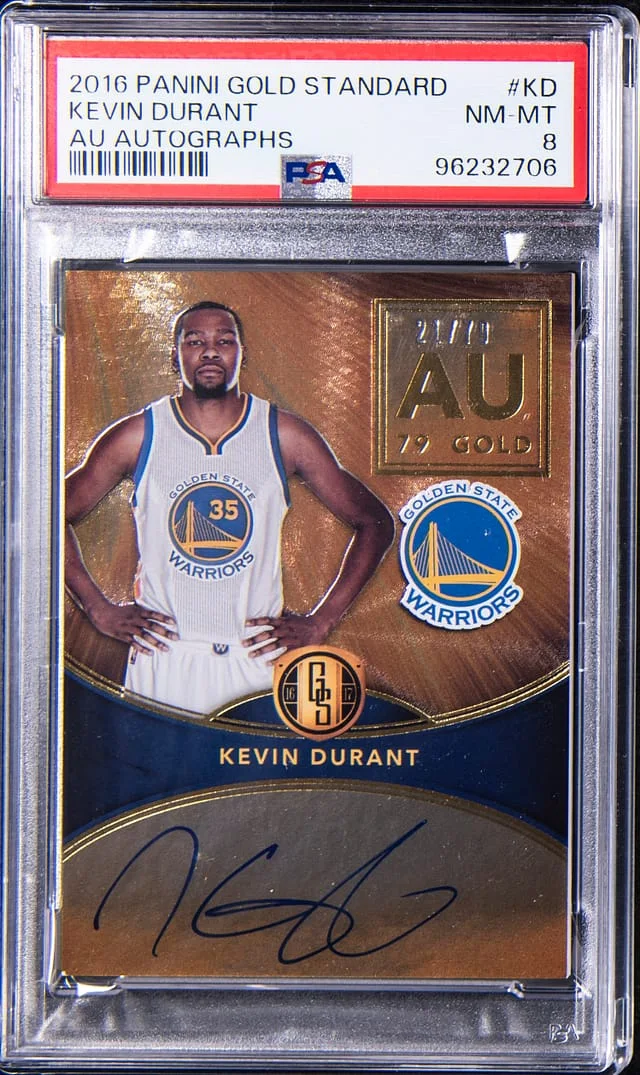 2016-17 Panini Gold Standard Kevin Durant Autograph #AU-KD card image