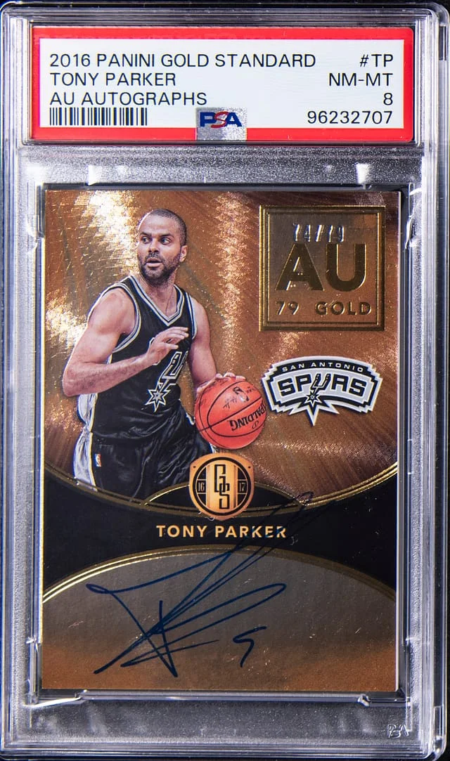2016-17 Panini Gold Standard Tony Parker Autograph #AU-TP card image