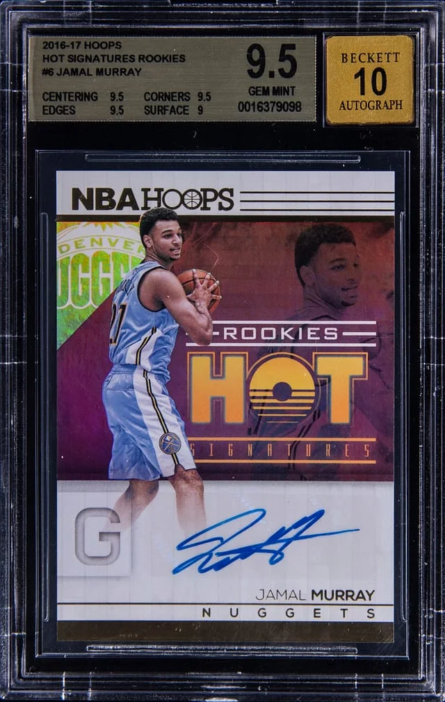 2016-17 Panini Hoops Jamal Murray Hot Signatures Rookies #6 card image
