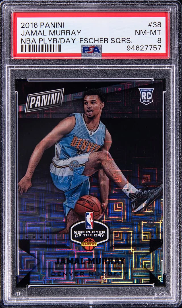 2016-17 Panini Jamal Murray NBA Player of the Day Escher Squares #38 card image