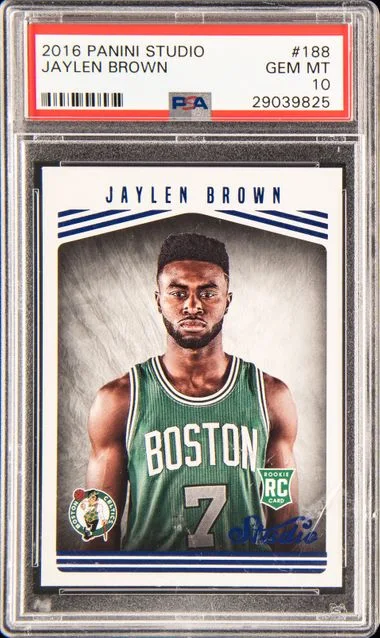 2016-17 Panini Jaylen Brown Studio #188 card image
