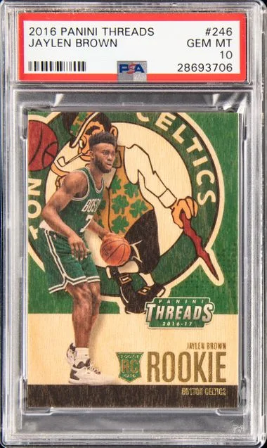 2016-17 Panini Jaylen Brown Threads #246 card image