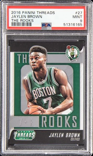 2016-17 Panini Jaylen Brown Threads The Rooks #27 card image