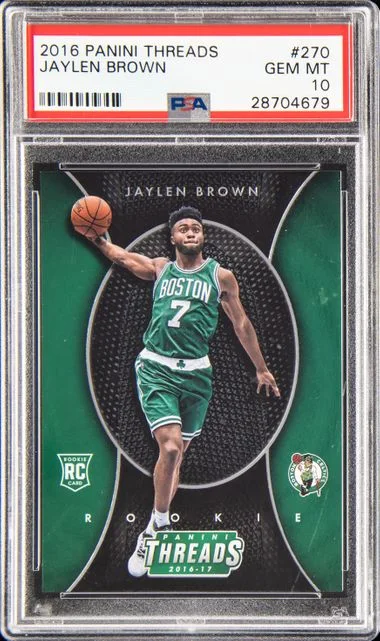 2016-17 Panini Jaylen Brown Threads #270 card image