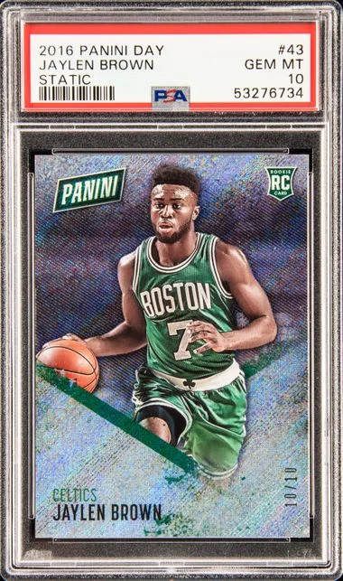 2016-17 Panini Jaylen Brown Day Static #43 card image