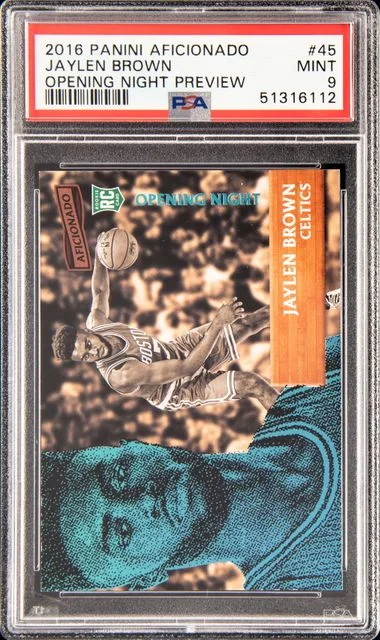 2016-17 Panini Jaylen Brown Aficionado Artist's Proof Red #45 card image