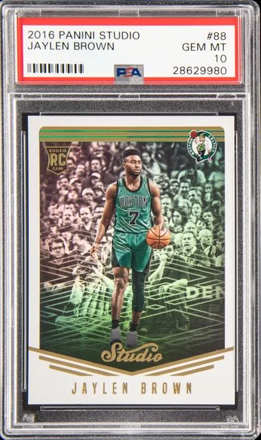 2016-17 Panini Jaylen Brown Studio #88 card image