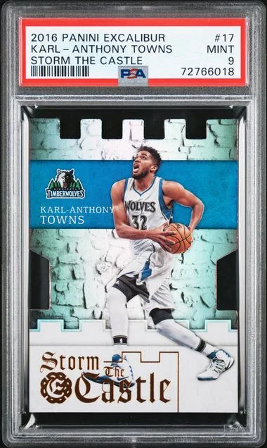 2016-17 Panini Karl-Anthony Towns Excalibur Storm The Castle #17 card image