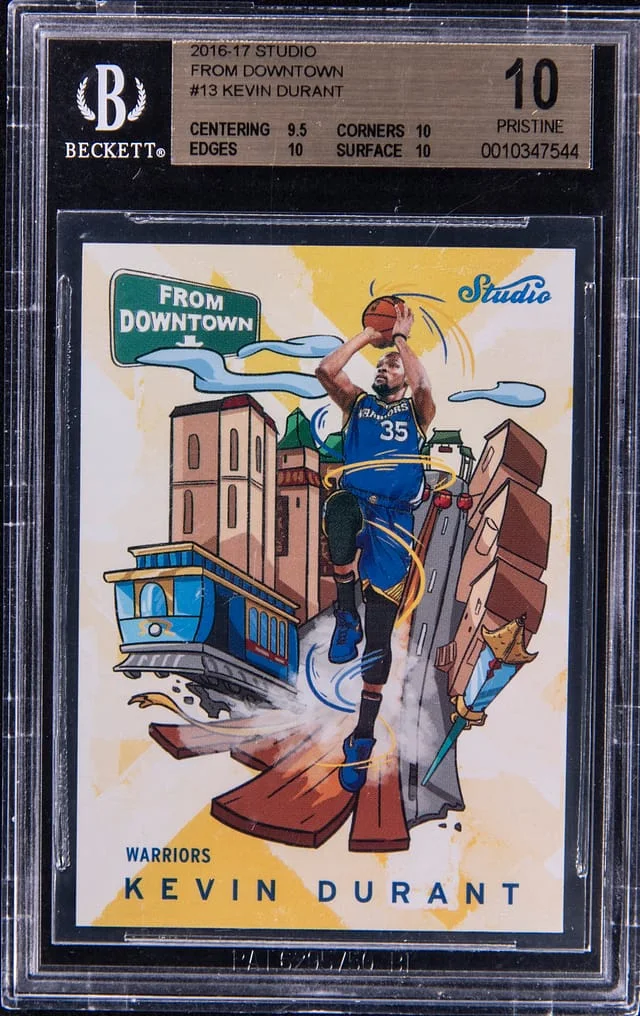 2016-17 Panini Kevin Durant Studio From Downtown #FD13 card image