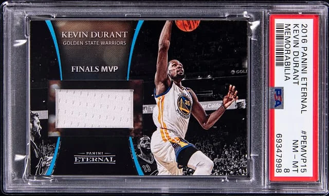 2016-17 Panini Kevin Durant Eternal Memorabilia #PEMVP15 card image