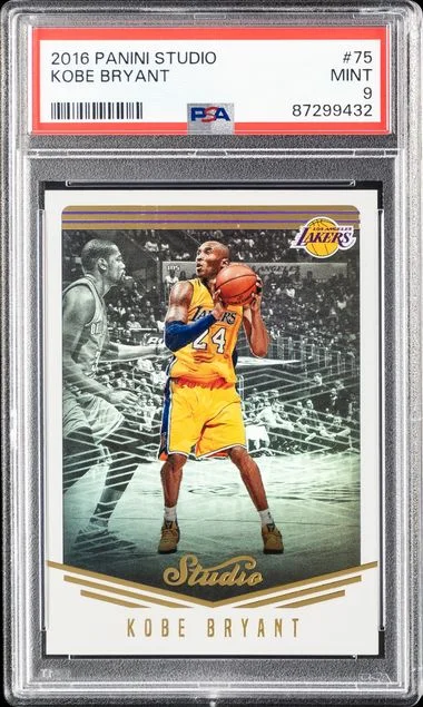 2016-17 Panini Kobe Bryant Studio #75 card image