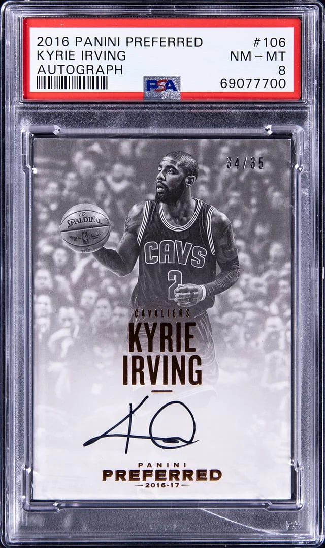 2016-17 Panini Kyrie Irving Preferred #106 card image