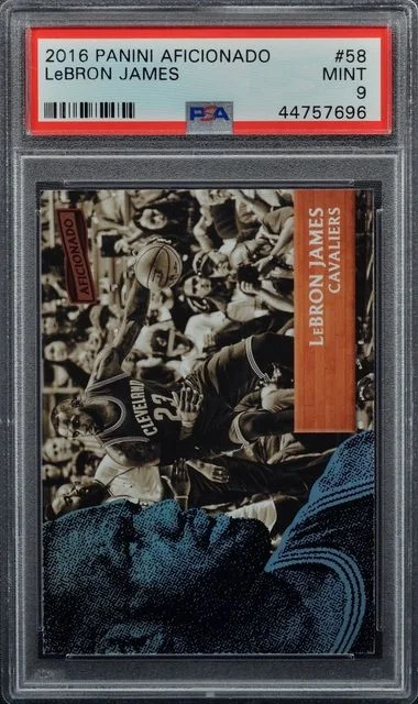 2016-17 Panini LeBron James Aficionado #58 card image