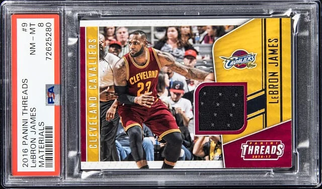 2016-17 Panini LeBron James Threads Materials #9 card image