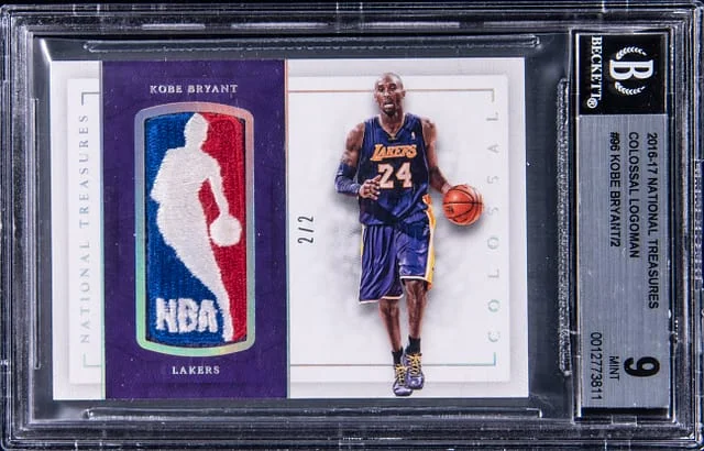 2016-17 Panini National Treasures Kobe Bryant Colossal Logoman #96 card image