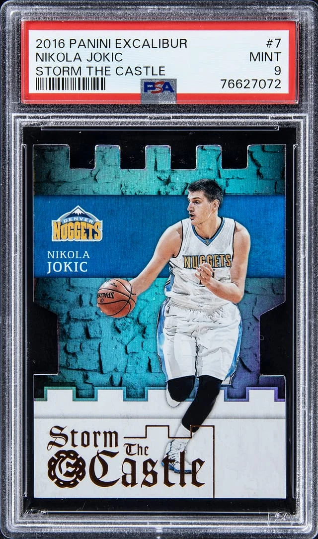 2016-17 Panini Nikola Jokic Excalibur Storm The Castle #7 card image