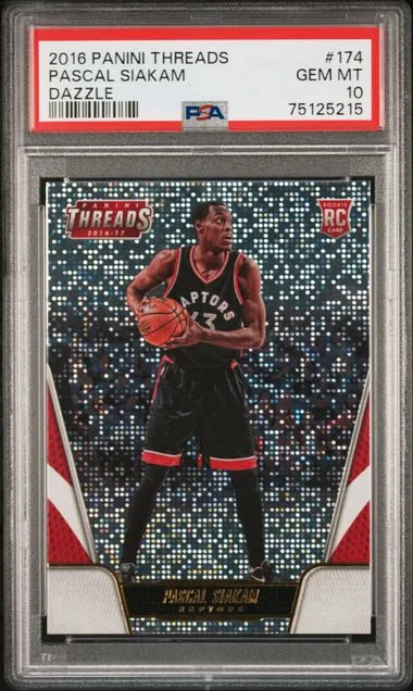 2016-17 Panini Pascal Siakam Threads Dazzle #174 card image