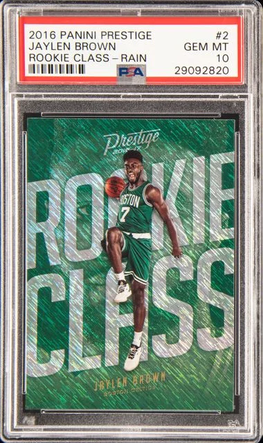 2016-17 Panini Prestige Jaylen Brown Class Rain #2 card image