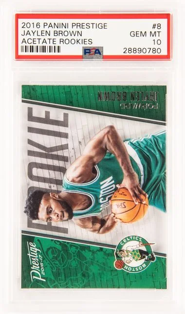 2016-17 Panini Prestige Jaylen Brown Acetate Rookies #8 card image