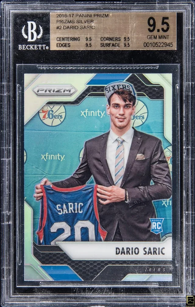 2016-17 Panini Prizm Dario Saric Silver Prizm #2 card image