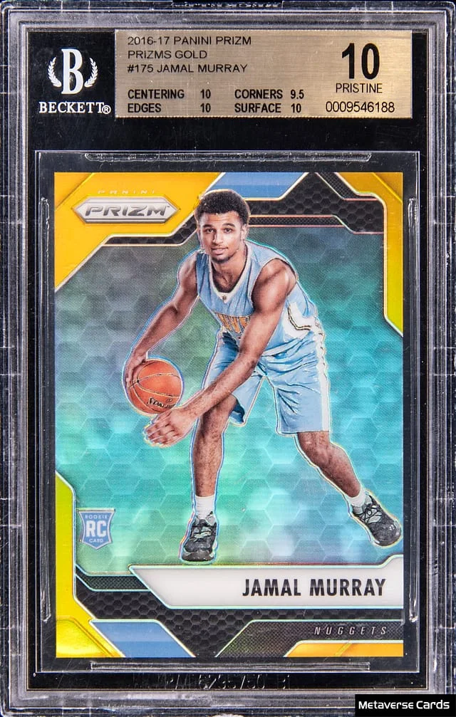 2016-17 Panini Prizm Jamal Murray Gold Prizm #175 card image