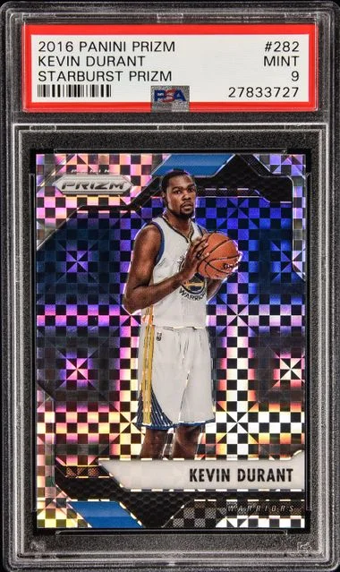 2016-17 Panini Prizm Kevin Durant Silver Prizm #282 card image