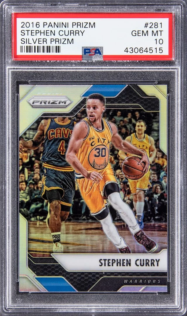 2016-17 Panini Prizm Stephen Curry Silver Prizm #281 card image