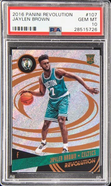 2016-17 Panini Revolution Jaylen Brown #107 card image